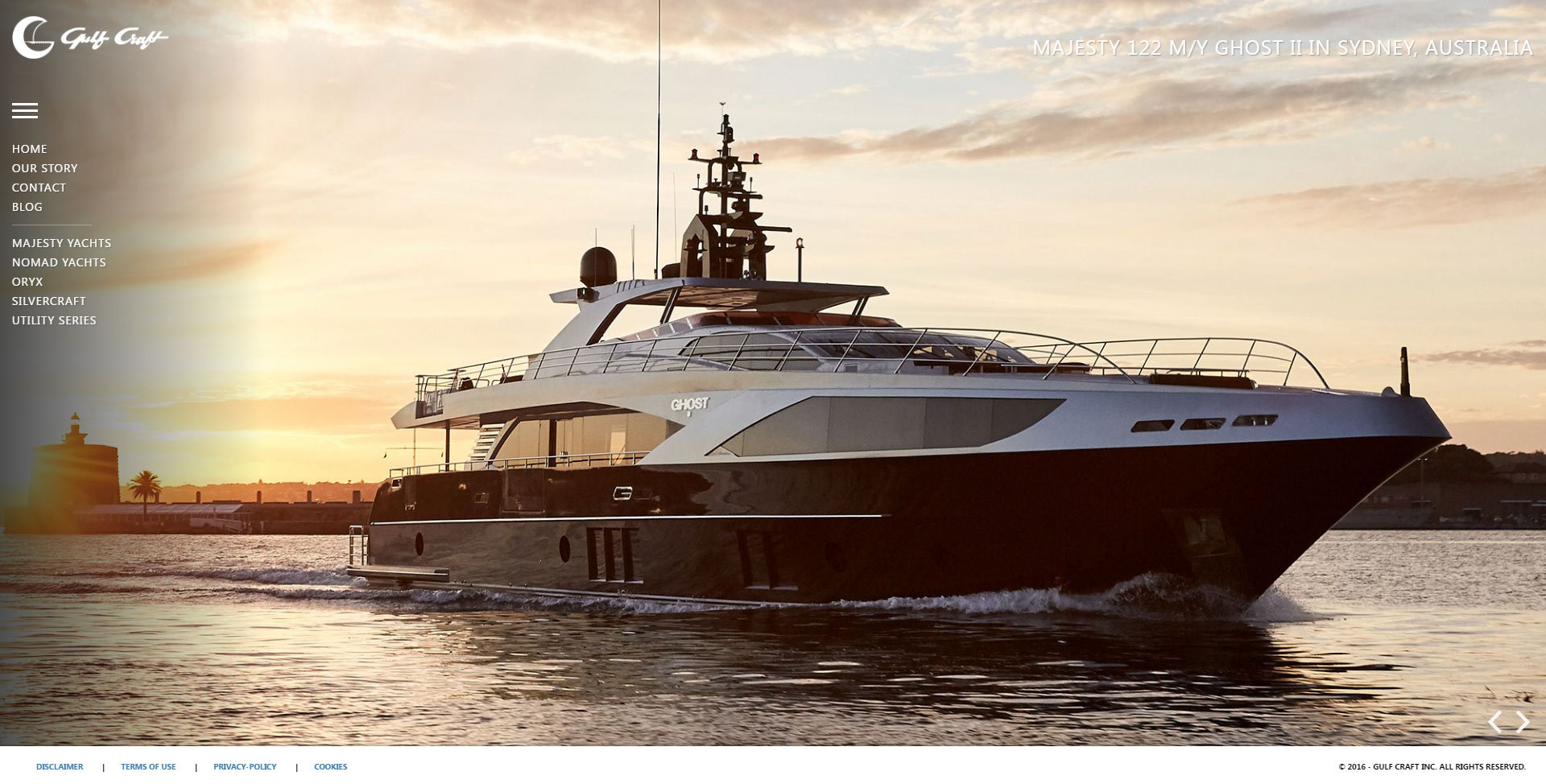 Gulf Craft - Website by Nexa