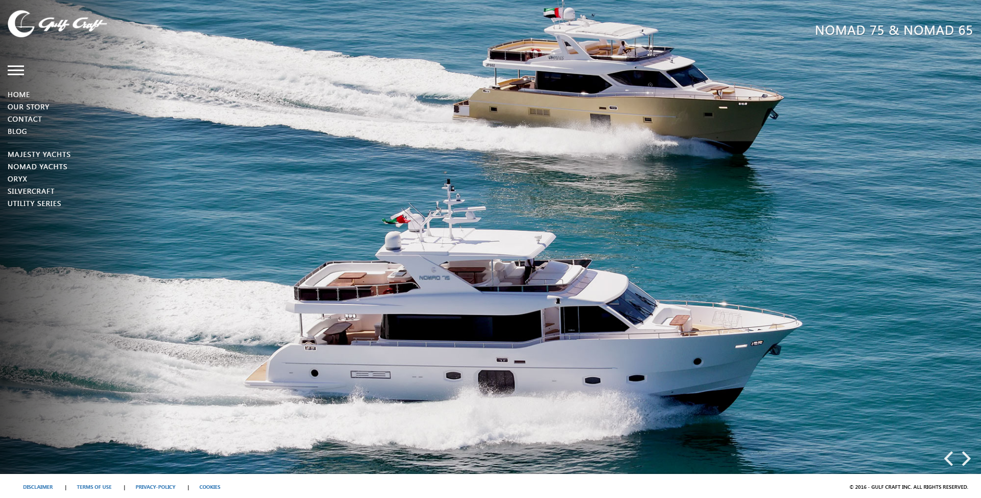 Gulf Craft Website by Digital Nexa