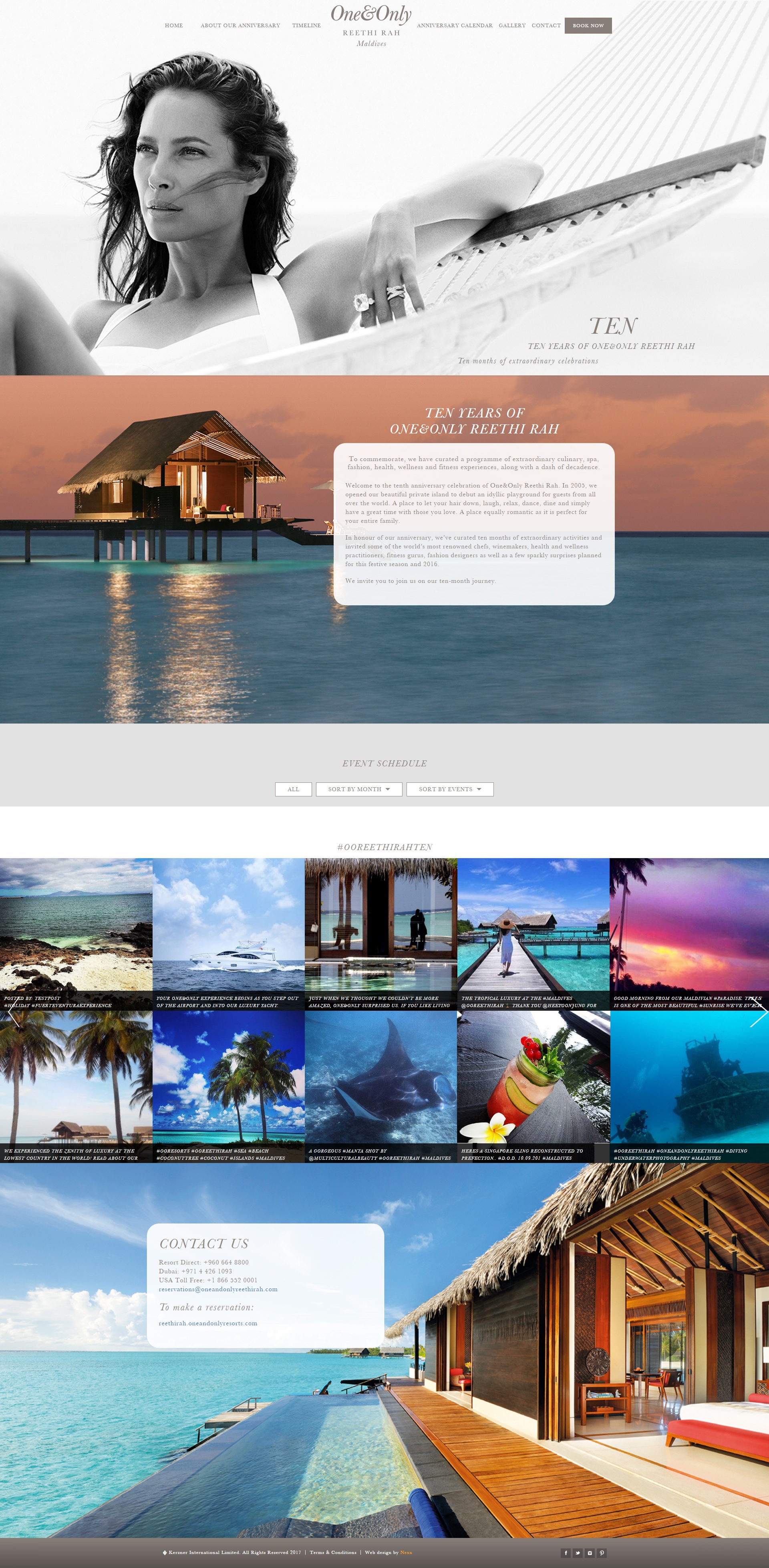 One&Only Website by Nexa, Dubai