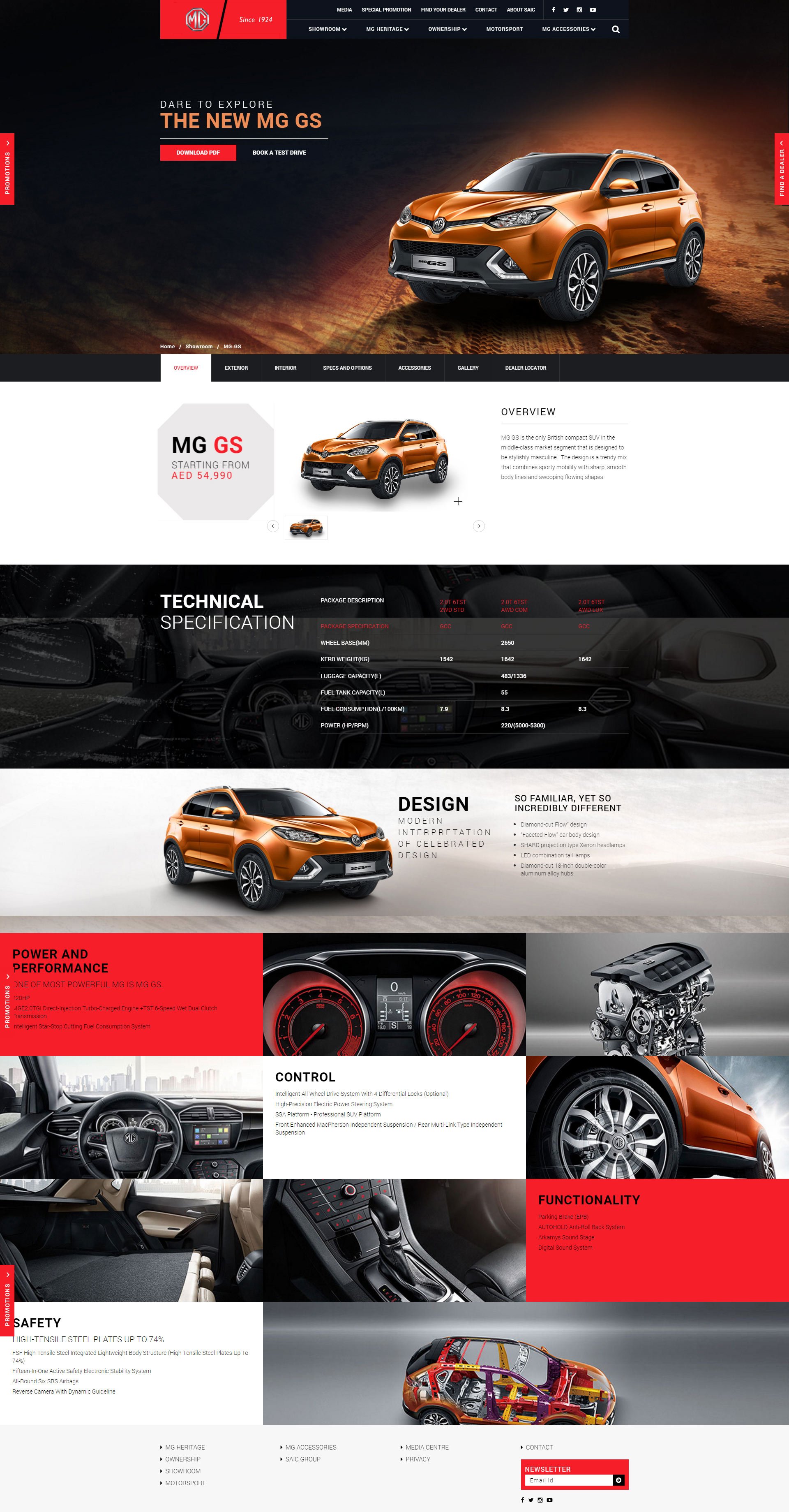 Portfolio - MG Motors - Middle East by Nexa, Dubai