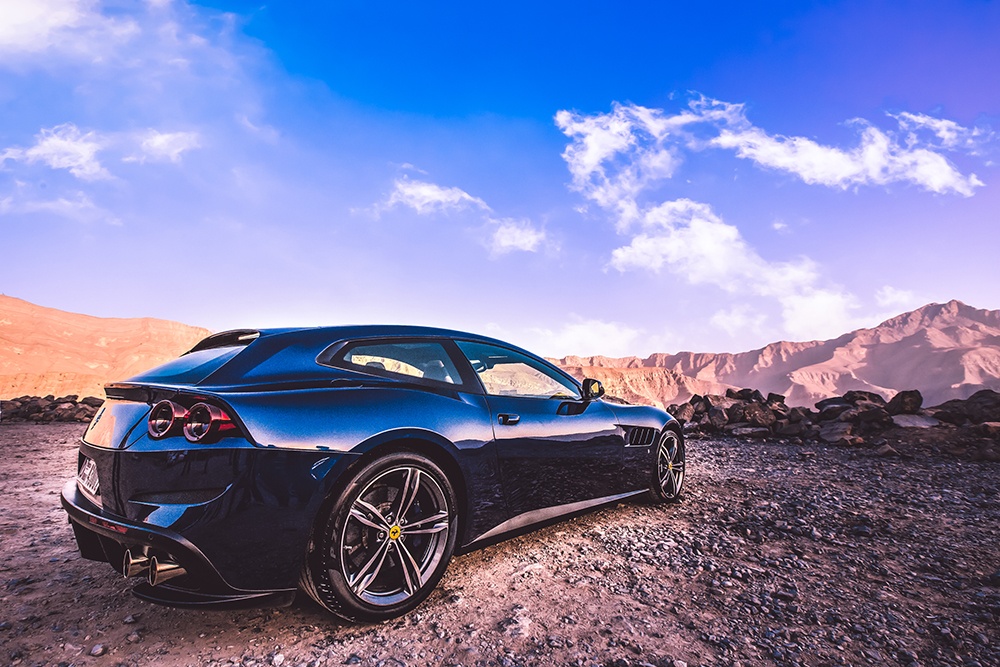 Automotive Photography by Nexa, Ferrari Luss at Jebel Jais