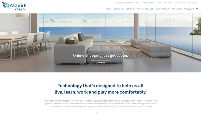 Taqeef - Website Case Study